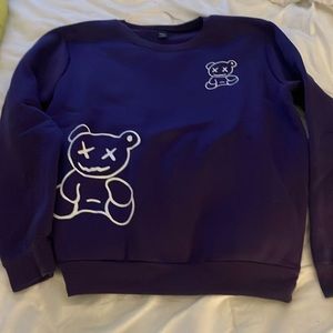 SHEIN men’s purple sweatshirt